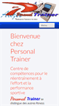 Mobile Screenshot of personaltrainer-geneve.ch