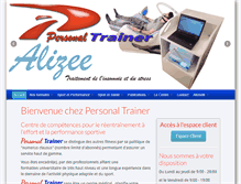 Tablet Screenshot of personaltrainer-geneve.ch